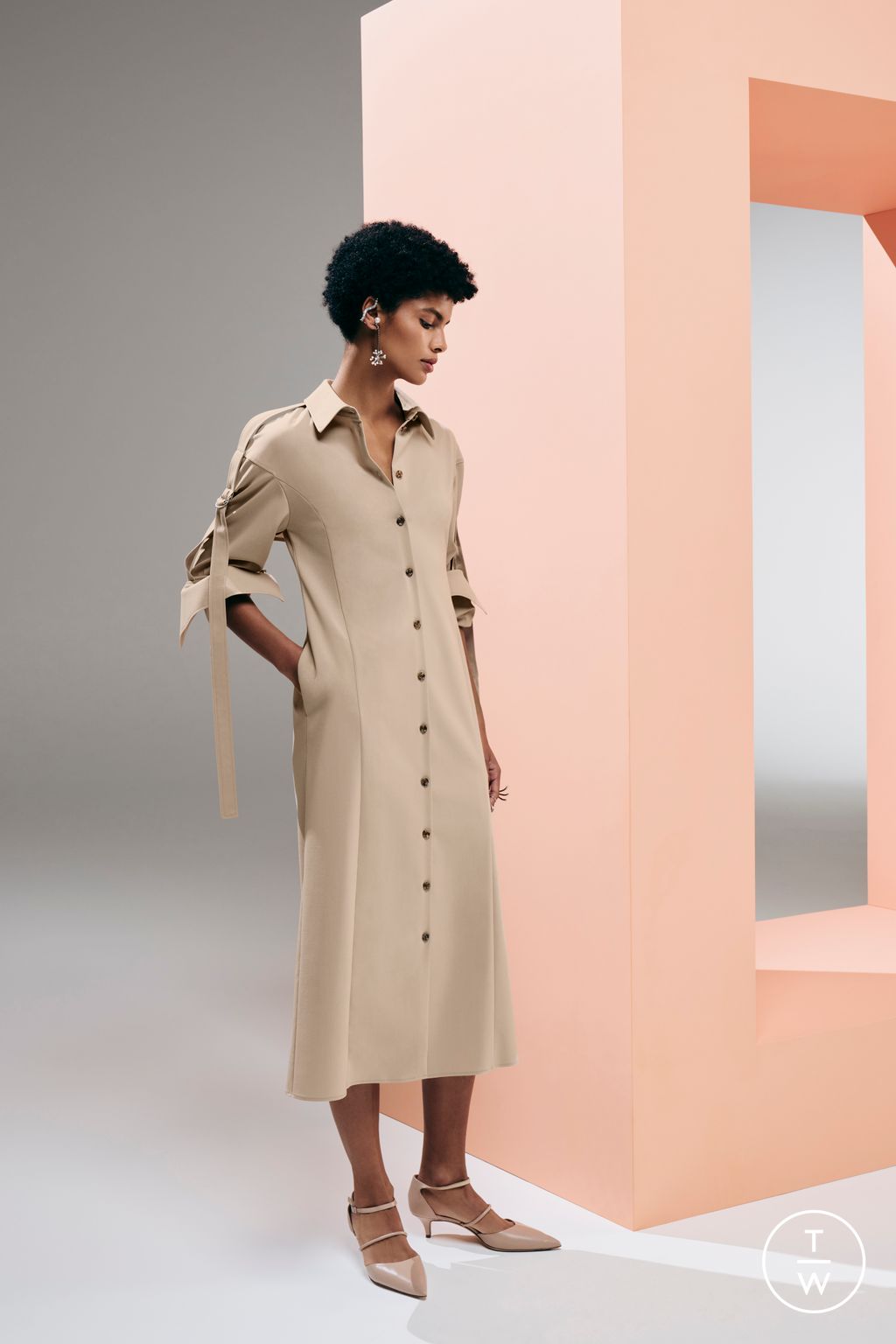 Fashion Week New York Resort 2024 look 7 de la collection Adeam womenswear