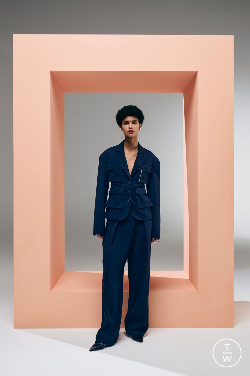 Fashion Week New York Resort 2024 look 9 from the Adeam collection womenswear