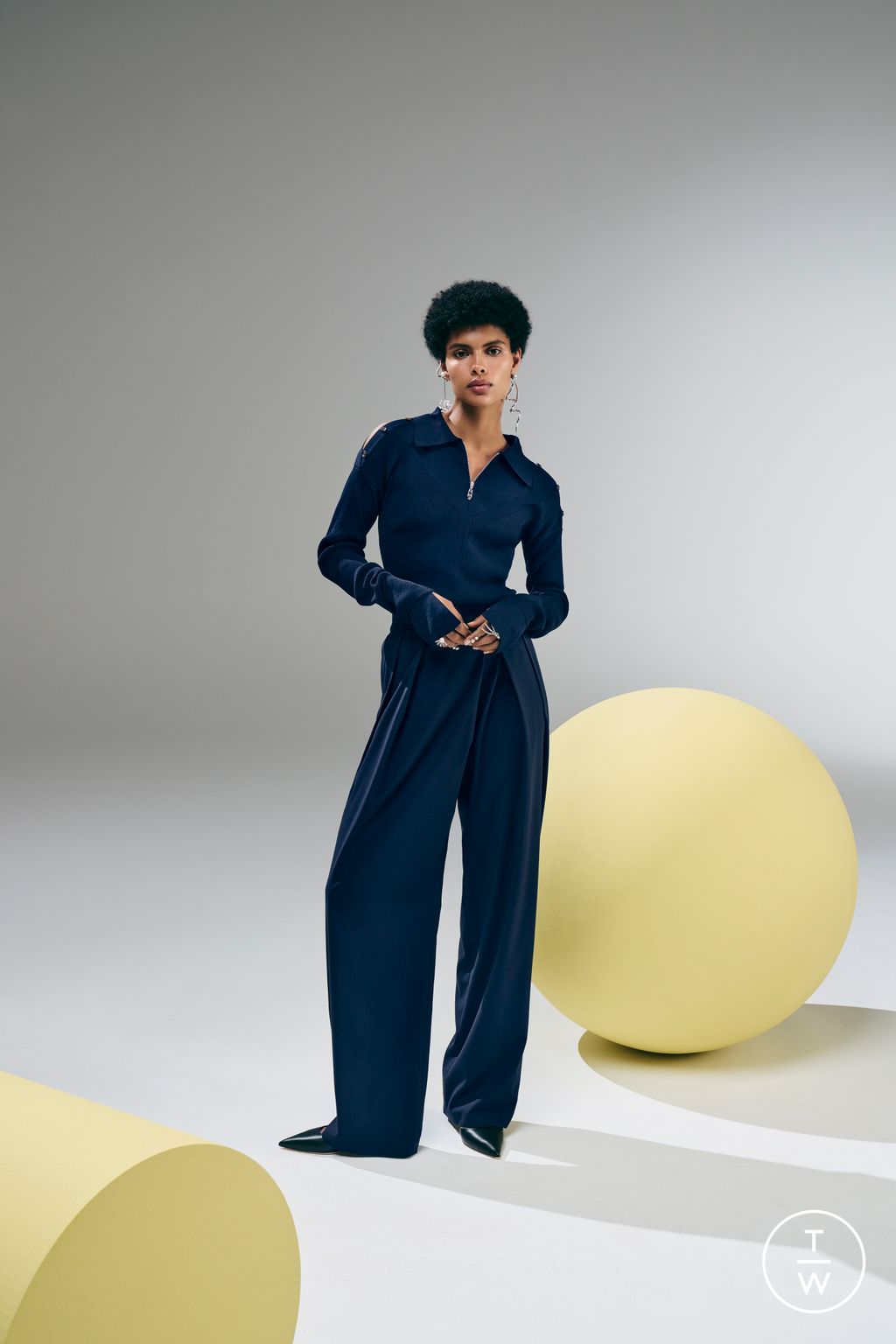 Fashion Week New York Resort 2024 look 15 de la collection Adeam womenswear