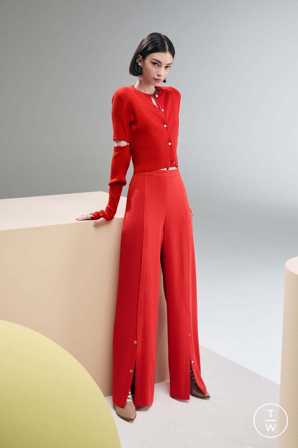 Fashion Week New York Resort 2024 look 17 de la collection Adeam womenswear