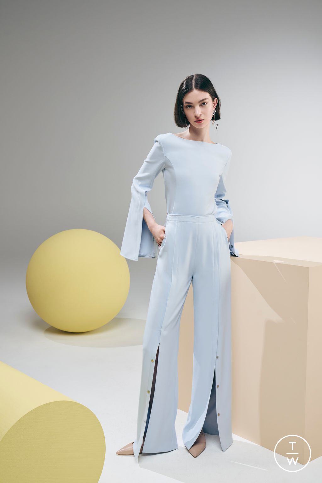Fashion Week New York Resort 2024 look 22 de la collection Adeam womenswear