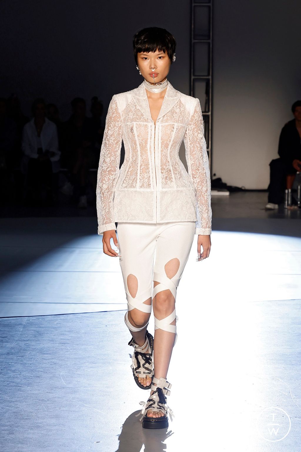 Fashion Week New York Spring/Summer 2024 look 1 de la collection Adeam womenswear