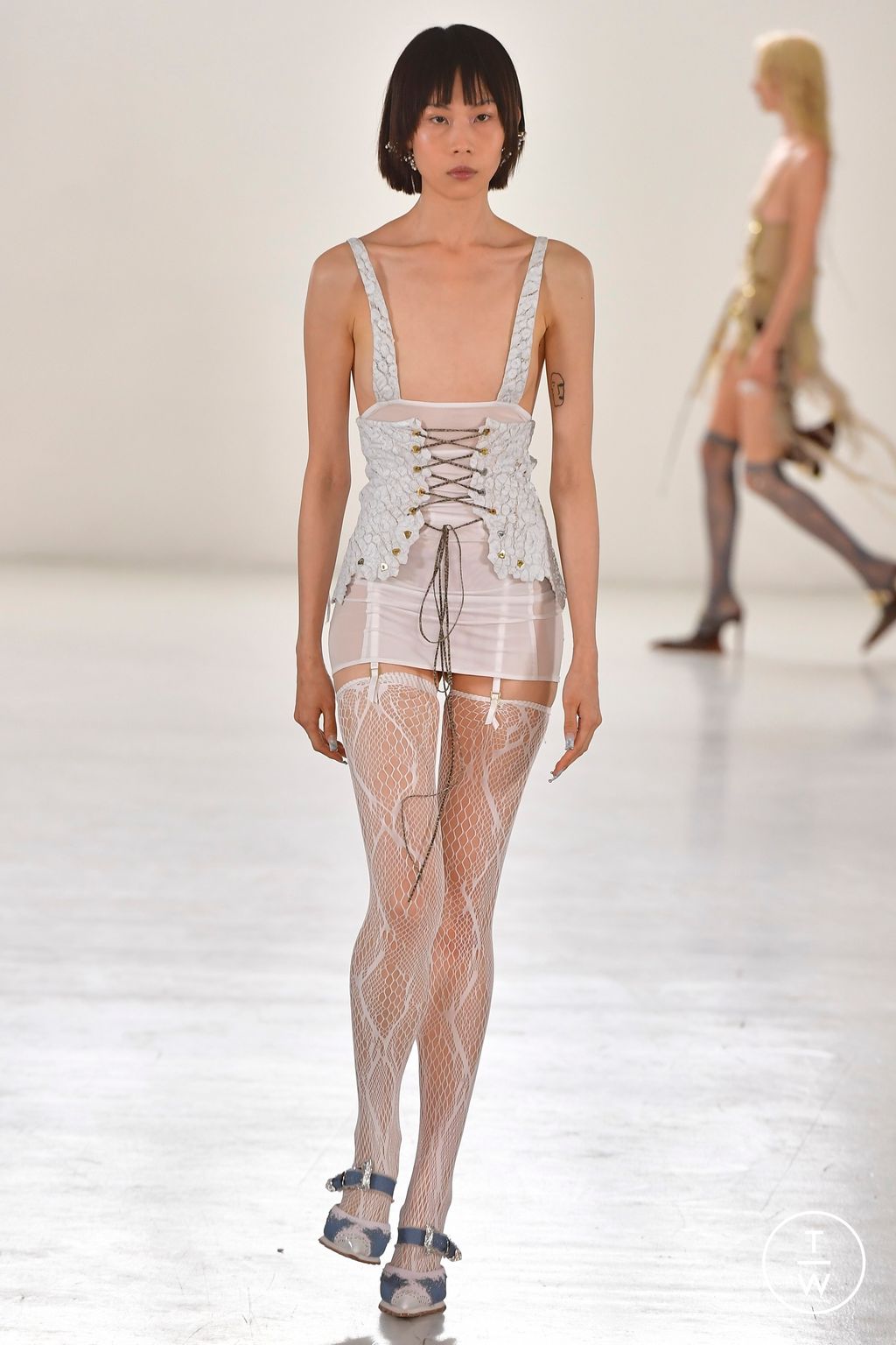 Fashion Week London Spring/Summer 2023 look 26 from the Poster Girl collection womenswear