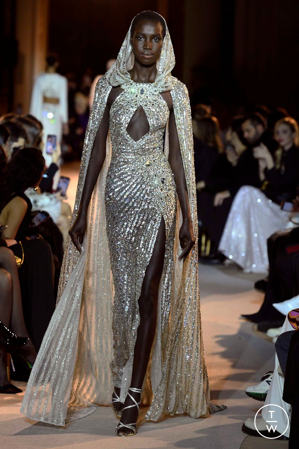 Fashion Week Paris Spring/Summer 2023 look 48 from the Zuhair Murad collection couture