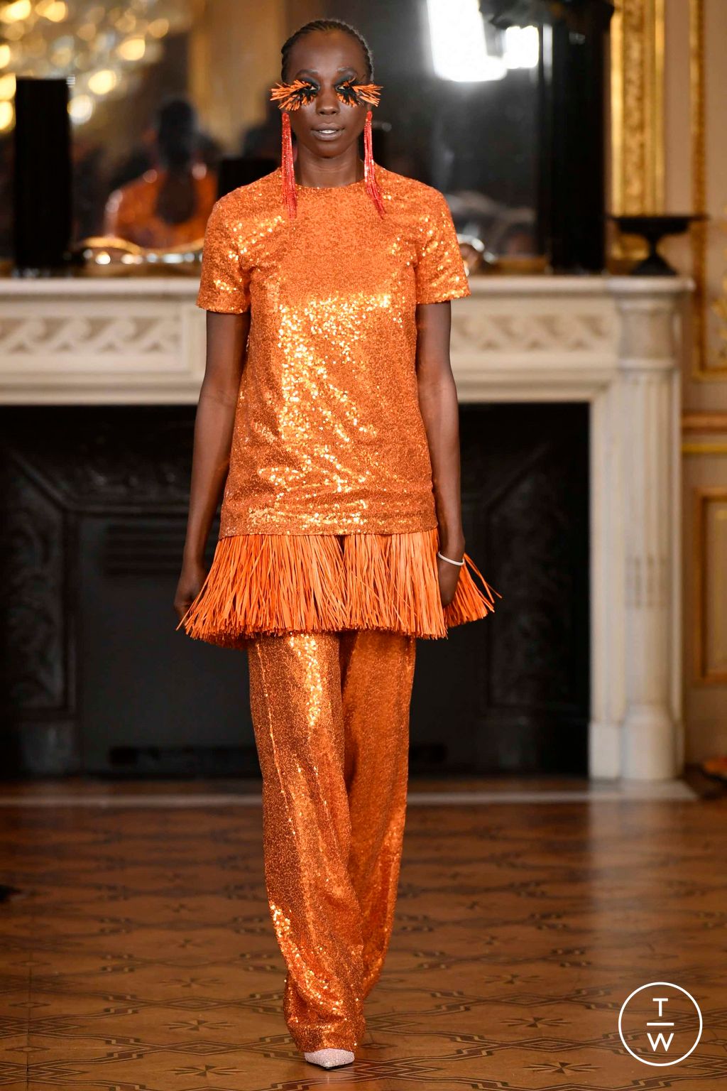 Fashion Week Paris Spring/Summer 2023 look 19 from the Imane Ayissi collection couture
