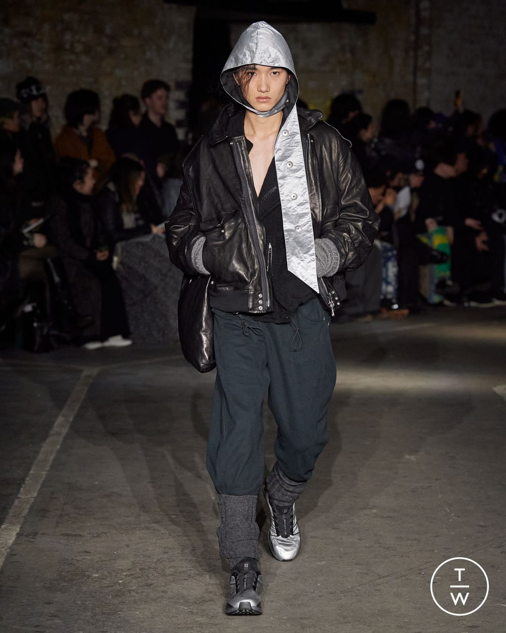 Fashion Week London Fall/Winter 2023 look 23 from the Omar Afridi collection 男装