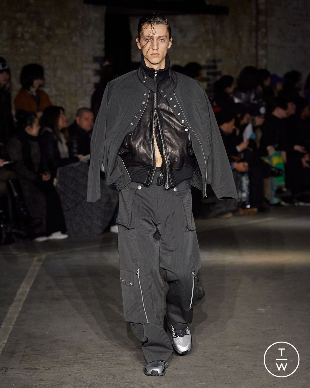 Fashion Week London Fall/Winter 2023 look 26 from the Omar Afridi collection 男装