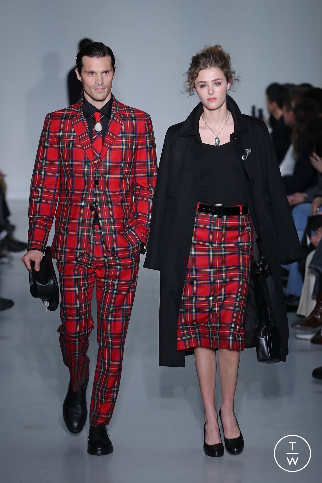 Fashion Week Paris Fall/Winter 2026 look 20 from the Agnès B collection womenswear