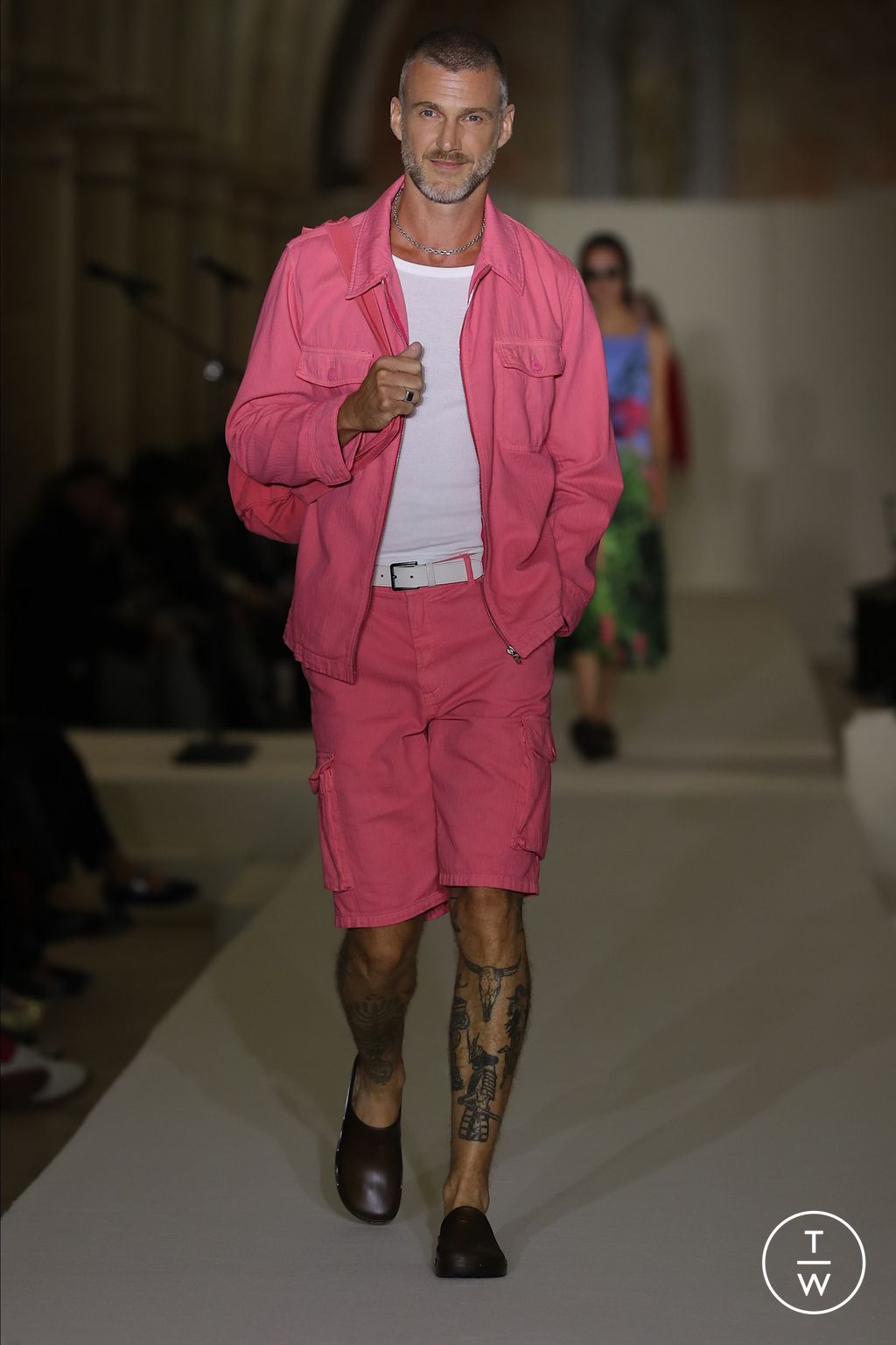 Fashion Week Paris Spring/Summer 2026 look 35 from the Agnès B collection womenswear