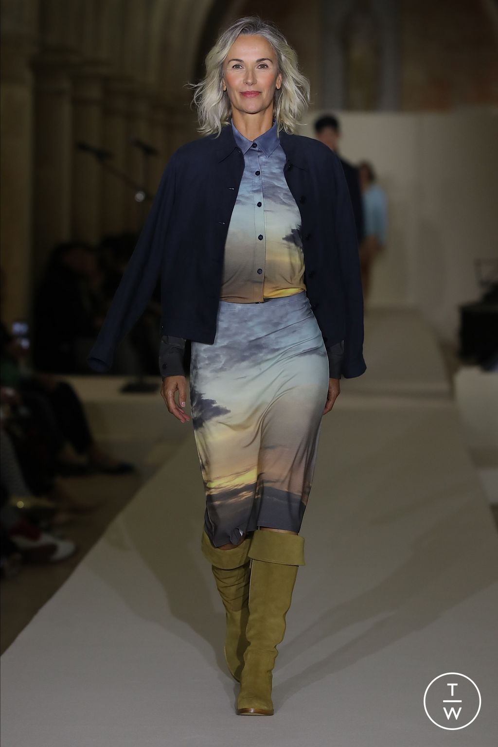 Fashion Week Paris Spring/Summer 2026 look 42 from the Agnès B collection womenswear