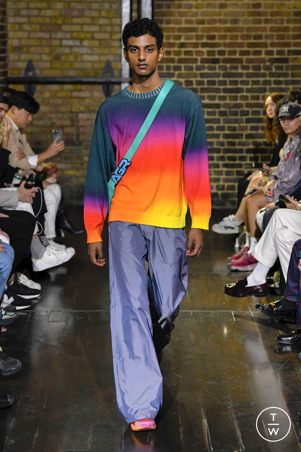 Fashion Week London Spring/Summer 2023 look 4 from the AGR collection menswear