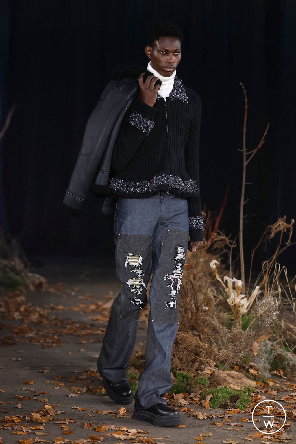 Fashion Week London Fall/Winter 2026 look 27 from the Agro Studio collection womenswear