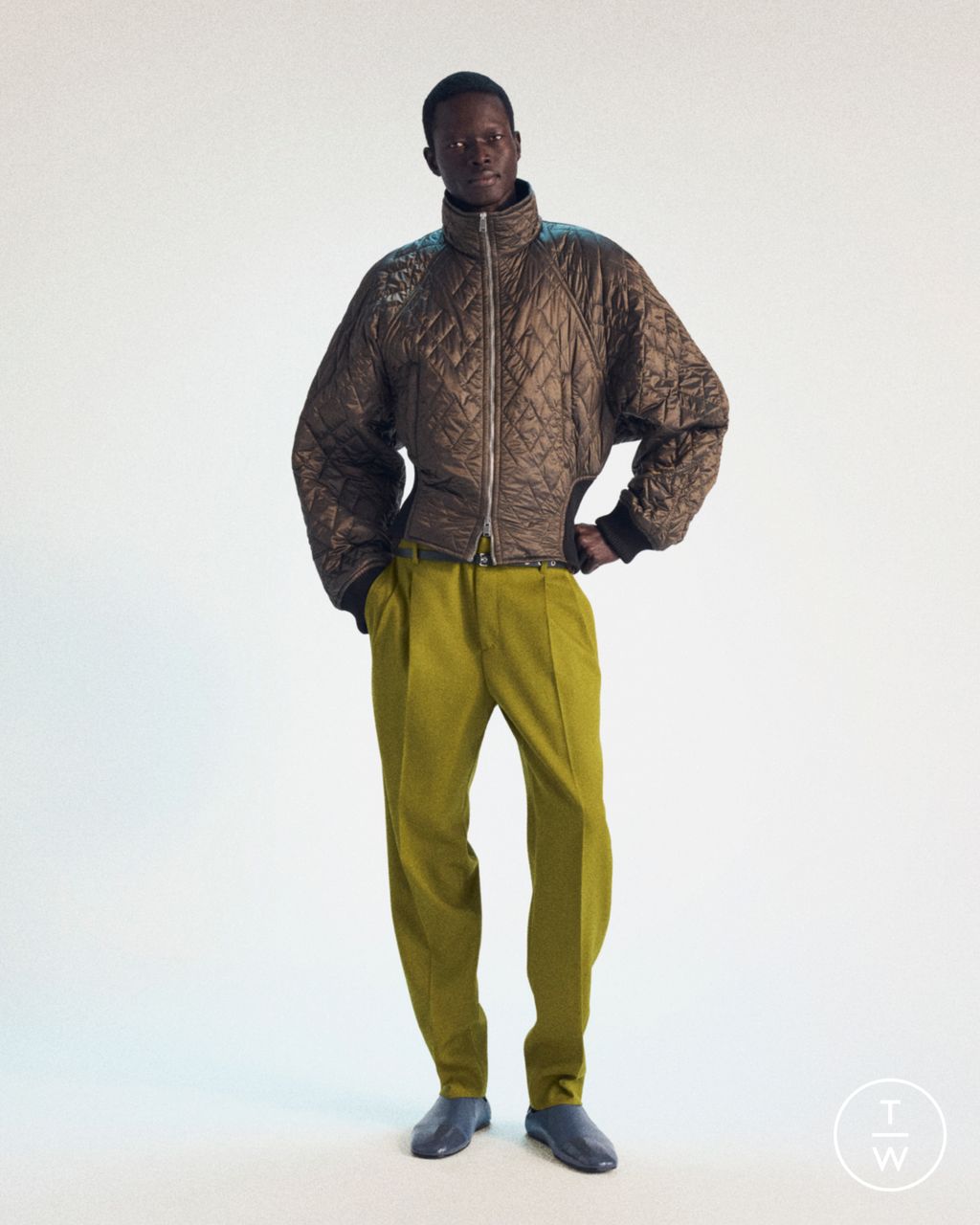 Fashion Week Paris Fall/Winter 2026 look 13 de la collection Lanvin menswear