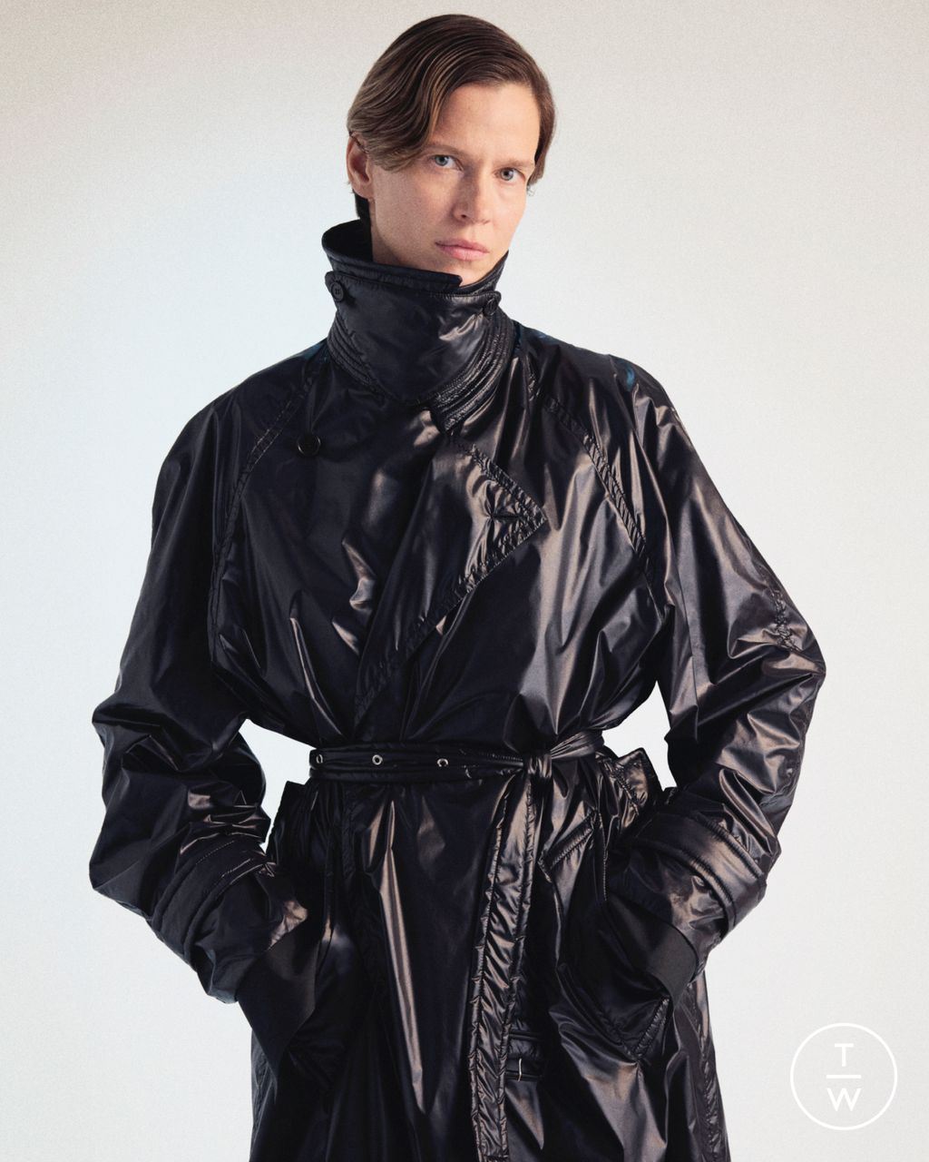 Fashion Week Paris Fall/Winter 2026 look 14 from the Lanvin collection menswear