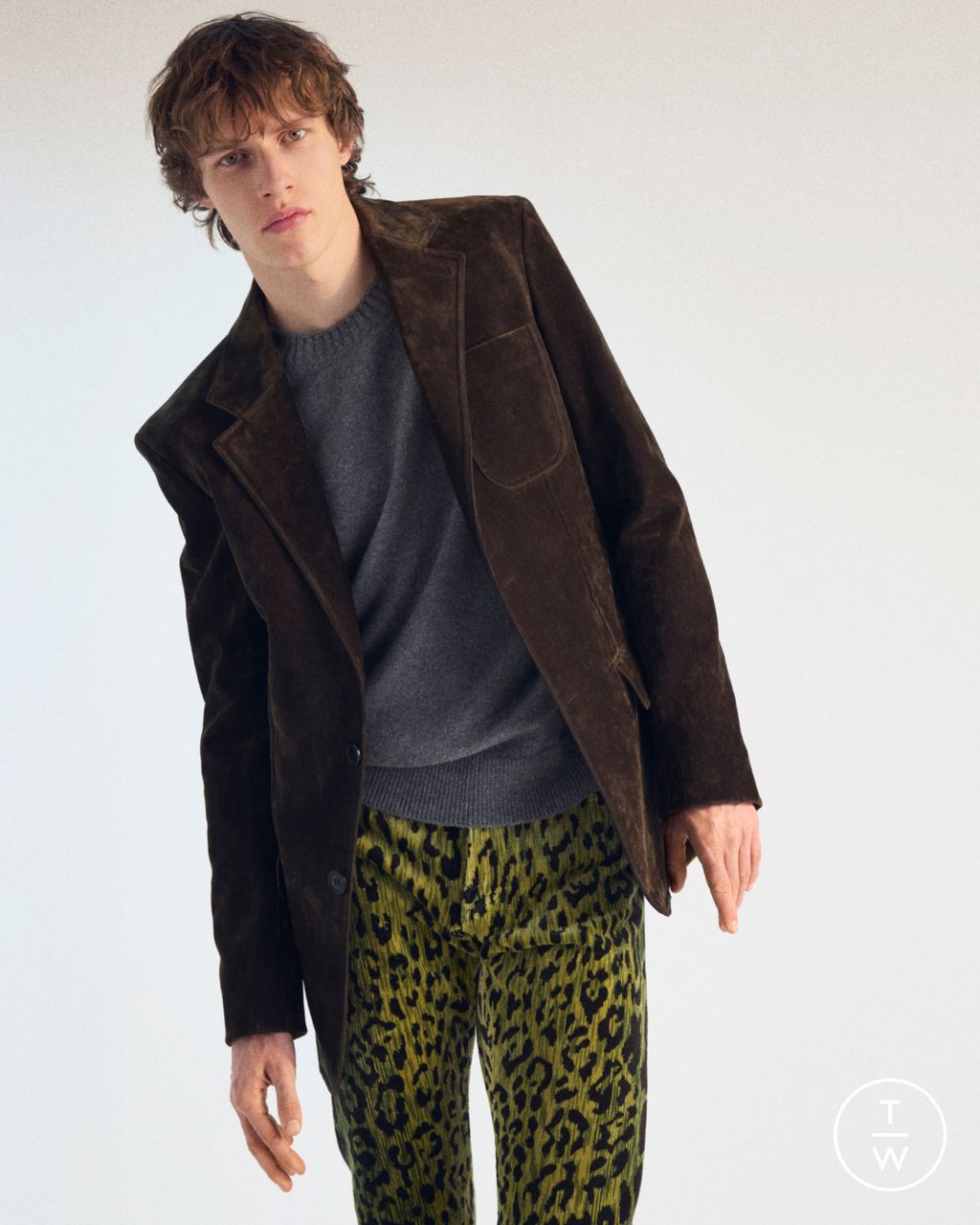 Fashion Week Paris Fall/Winter 2026 look 17 from the Lanvin collection menswear