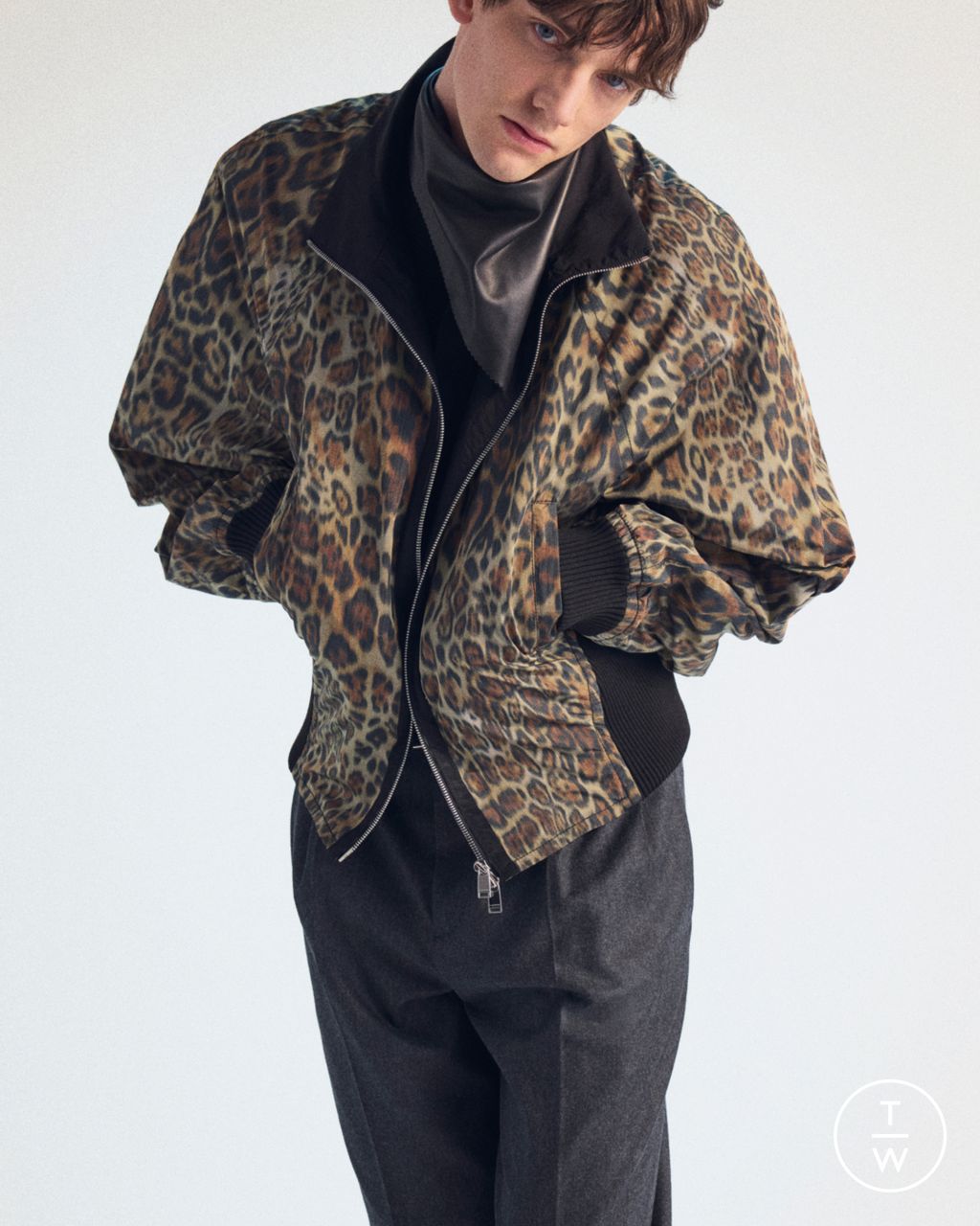 Fashion Week Paris Fall/Winter 2026 look 18 de la collection Lanvin menswear