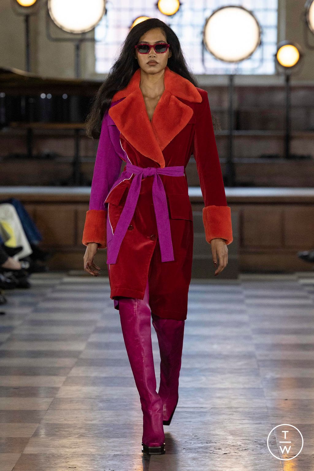 Fashion Week London Fall/Winter 2023 look 3 from the Ahluwalia collection womenswear