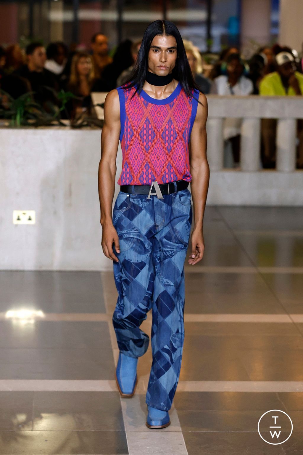 Fashion Week London Spring/Summer 2024 look 18 from the Ahluwalia collection womenswear