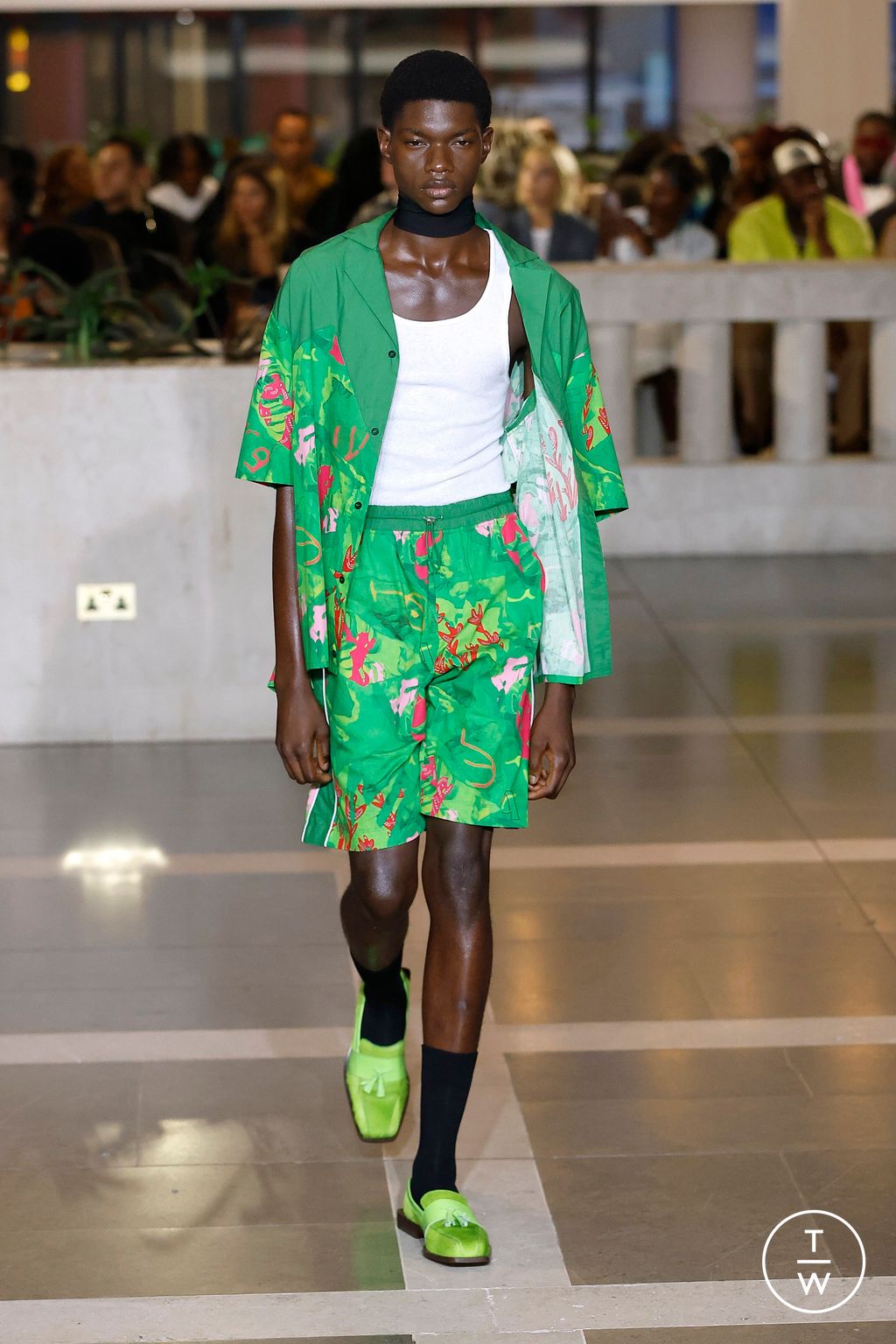Fashion Week London Spring/Summer 2024 look 20 from the Ahluwalia collection womenswear