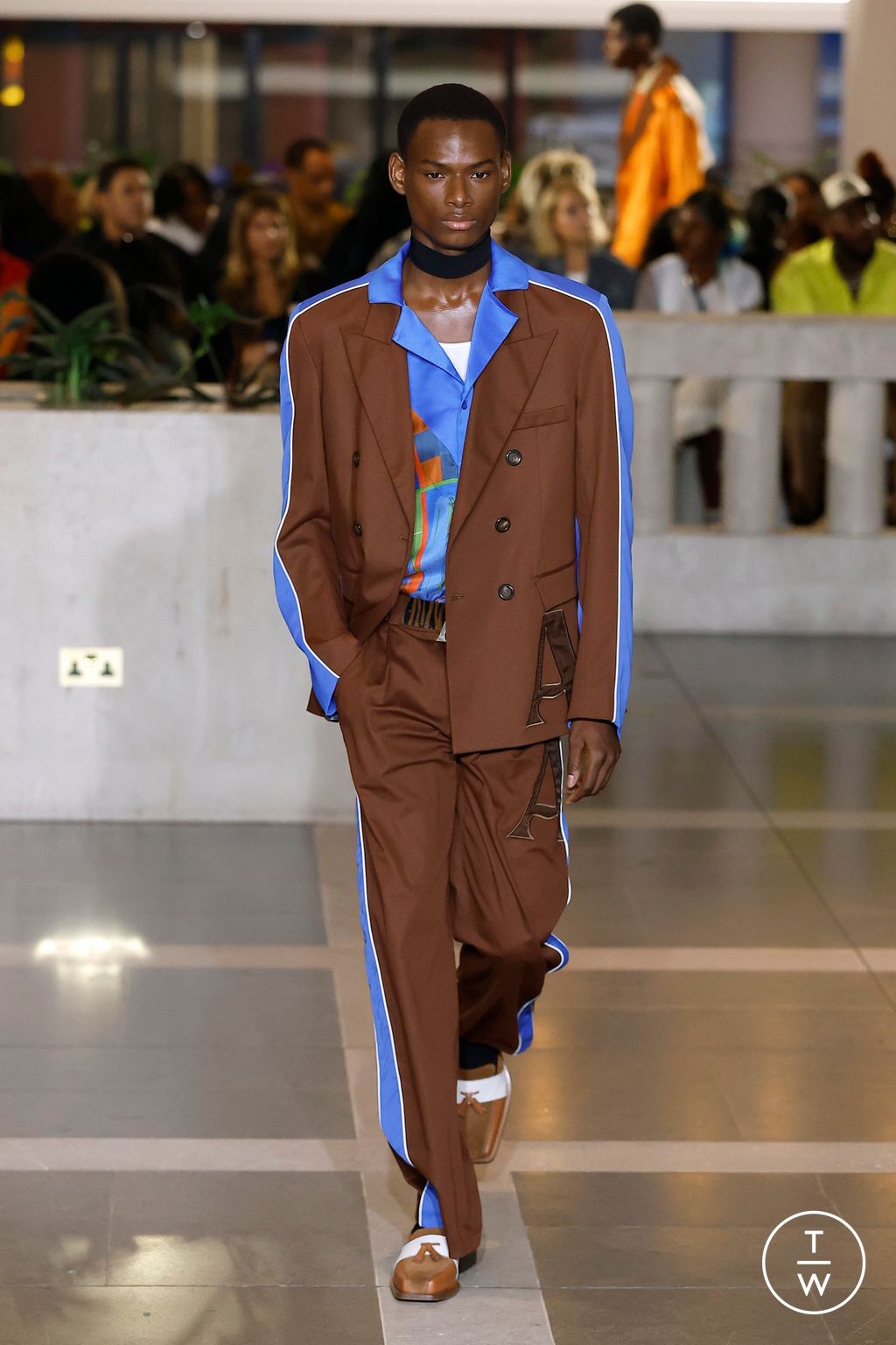 Fashion Week London Spring/Summer 2024 look 23 from the Ahluwalia collection womenswear