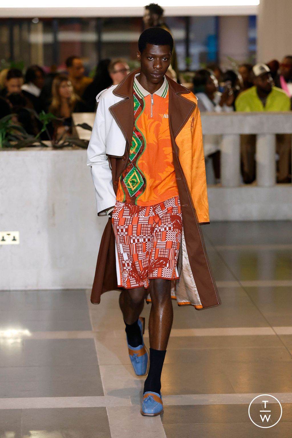 Fashion Week London Spring/Summer 2024 look 25 from the Ahluwalia collection womenswear