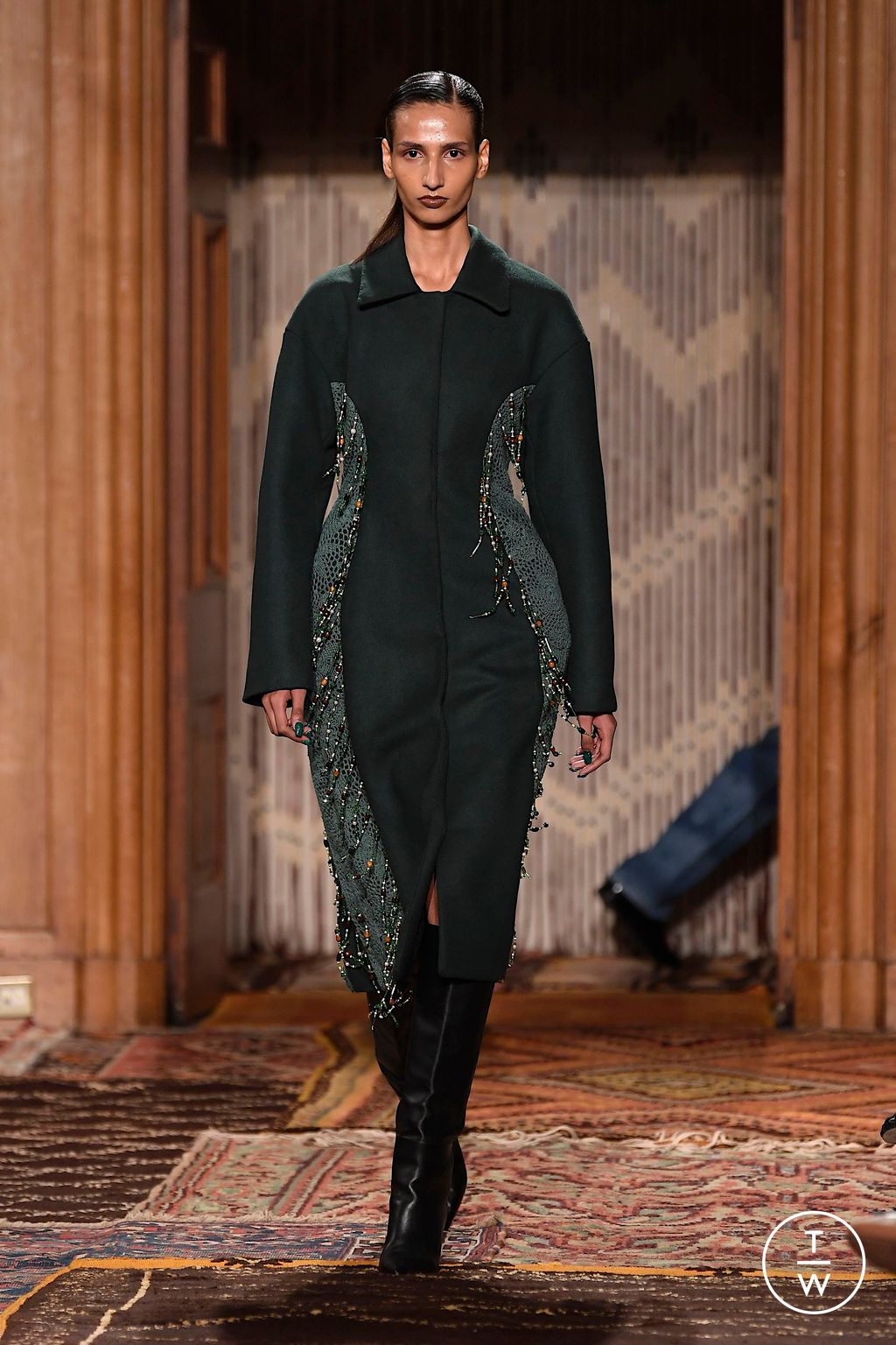 Fashion Week London Spring-Summer 2025 look 17 from the Ahluwalia collection womenswear
