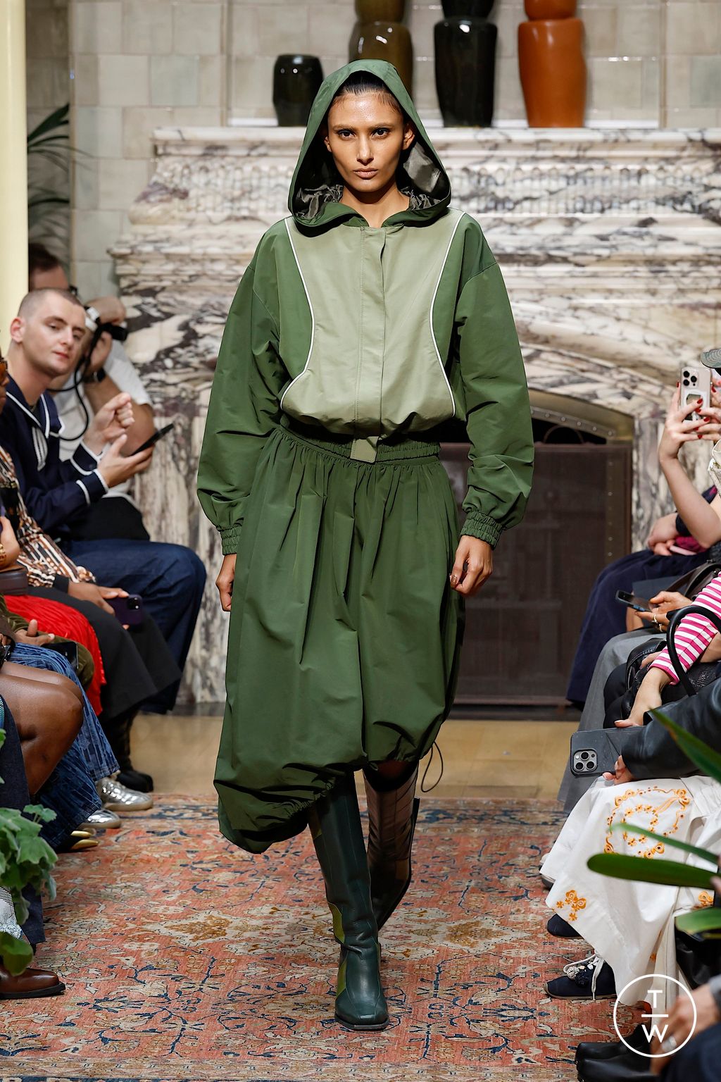 Fashion Week London Spring/Summer 2026 look 15 from the Ahluwalia collection womenswear