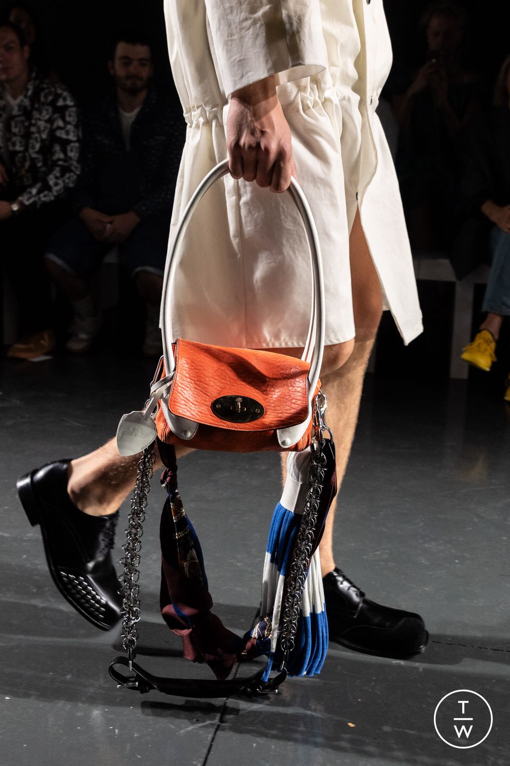 Fashion Week London Spring/Summer 2024 look 5 from the Stefan Cooke collection menswear accessories