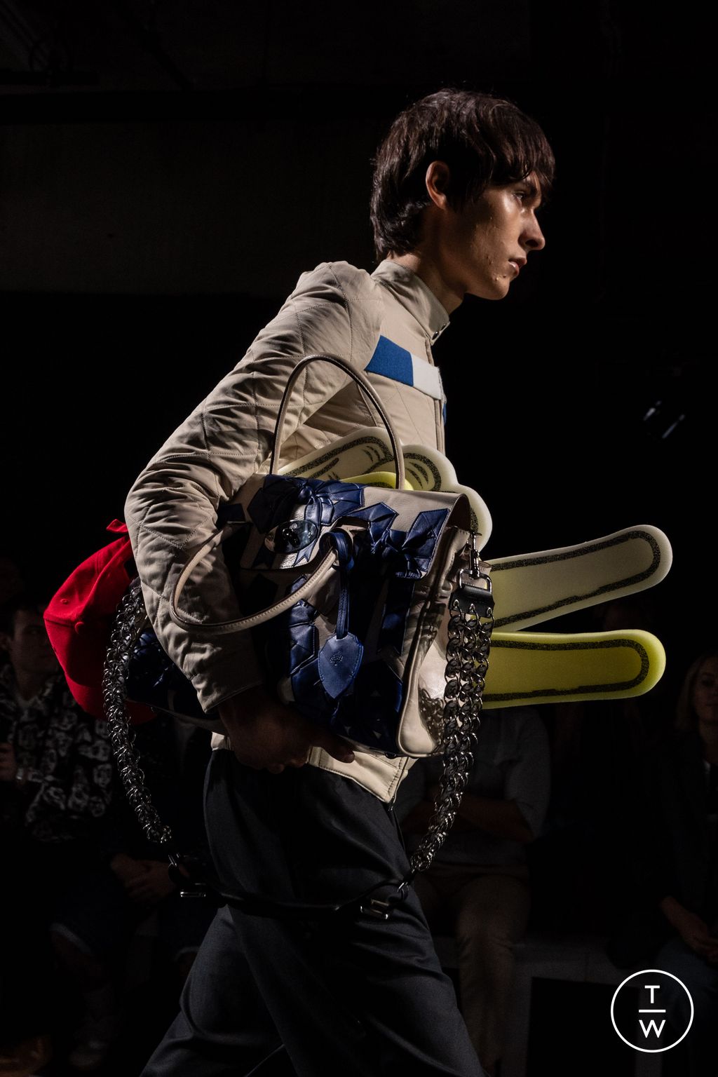 Fashion Week London Spring/Summer 2024 look 11 from the Stefan Cooke collection menswear accessories