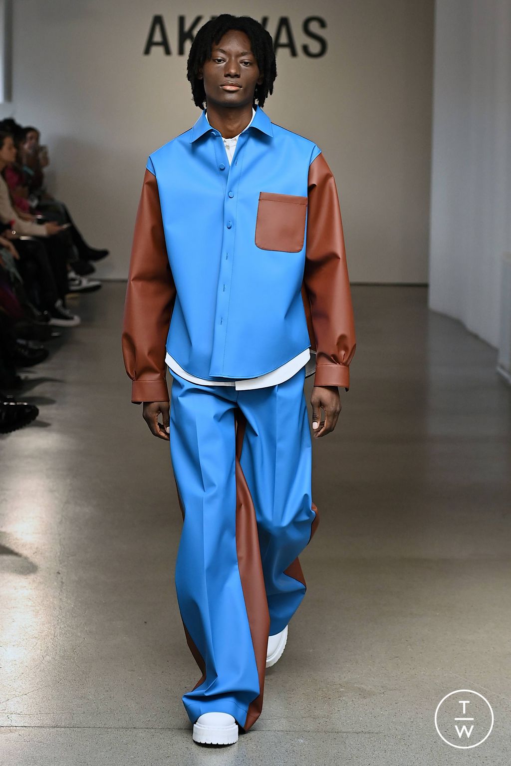Fashion Week New York Fall/Winter 2023 look 9 from the AKNVAS collection womenswear