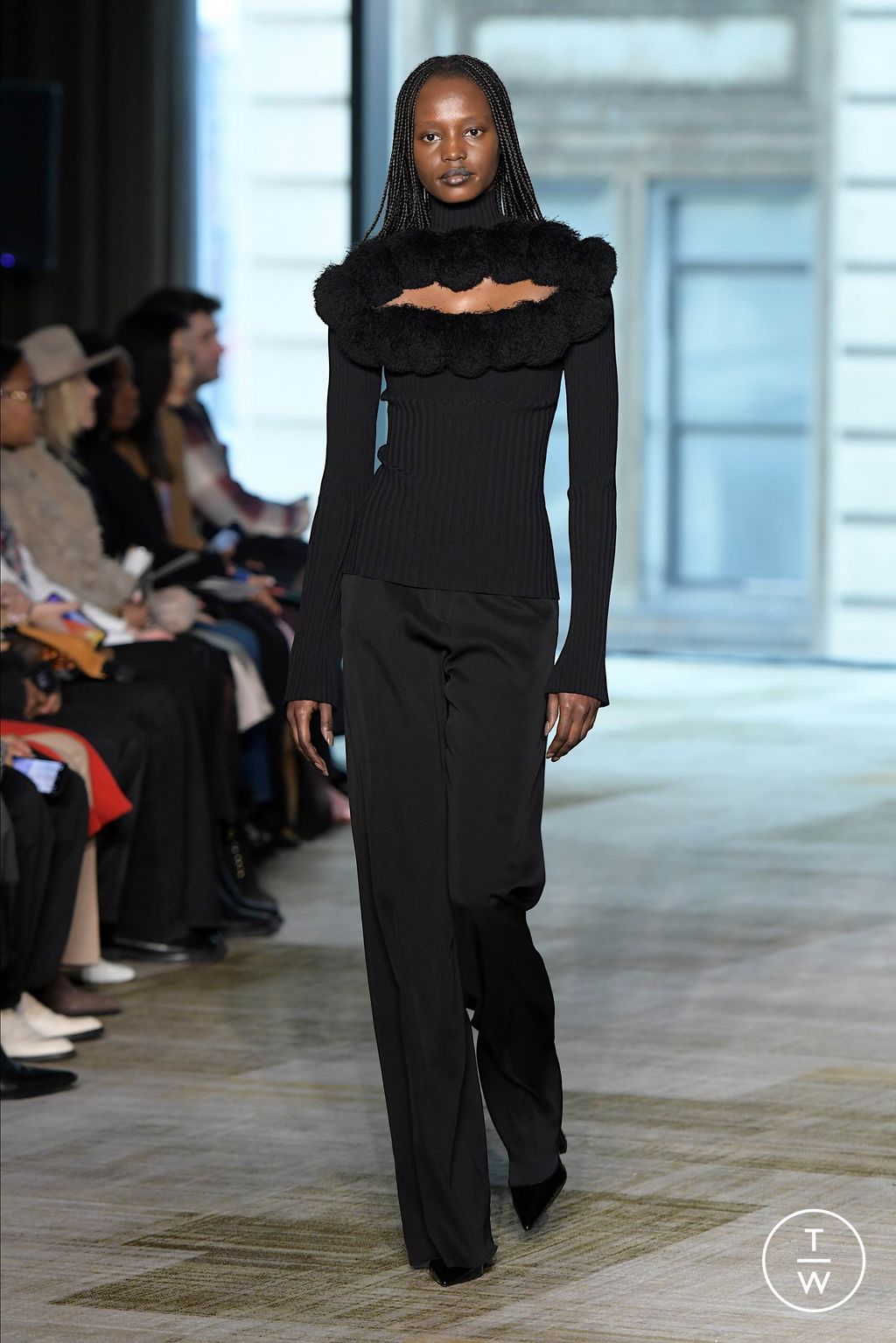 Fashion Week New York Fall/Winter 2024 look 10 from the AKNVAS collection womenswear
