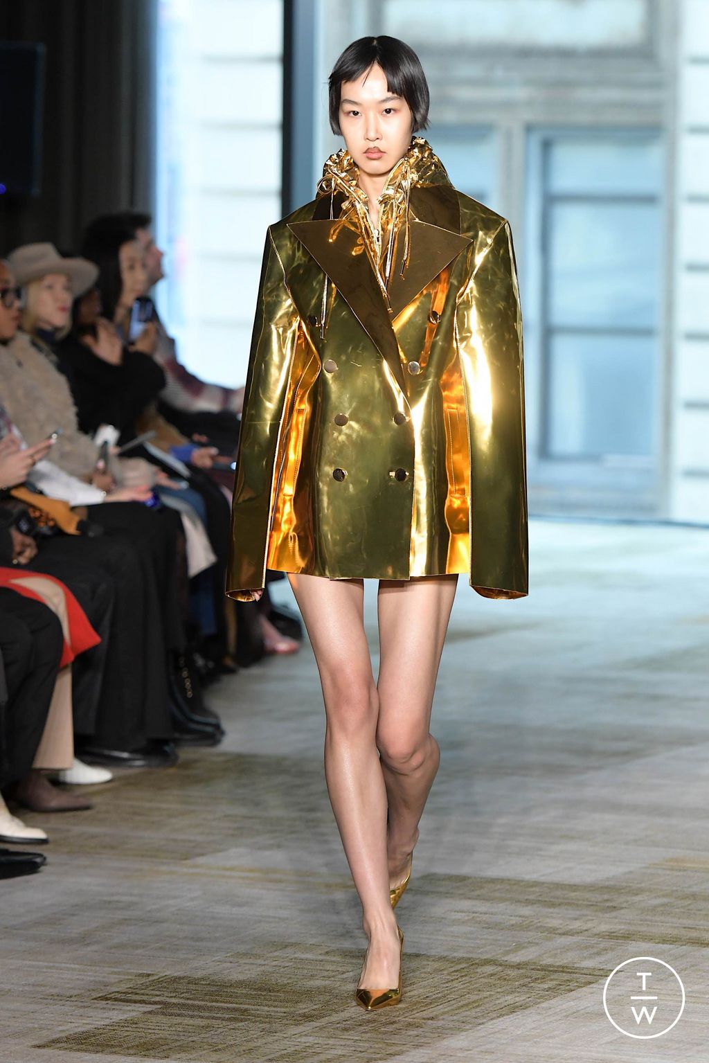 Fashion Week New York Fall/Winter 2024 look 14 from the AKNVAS collection womenswear