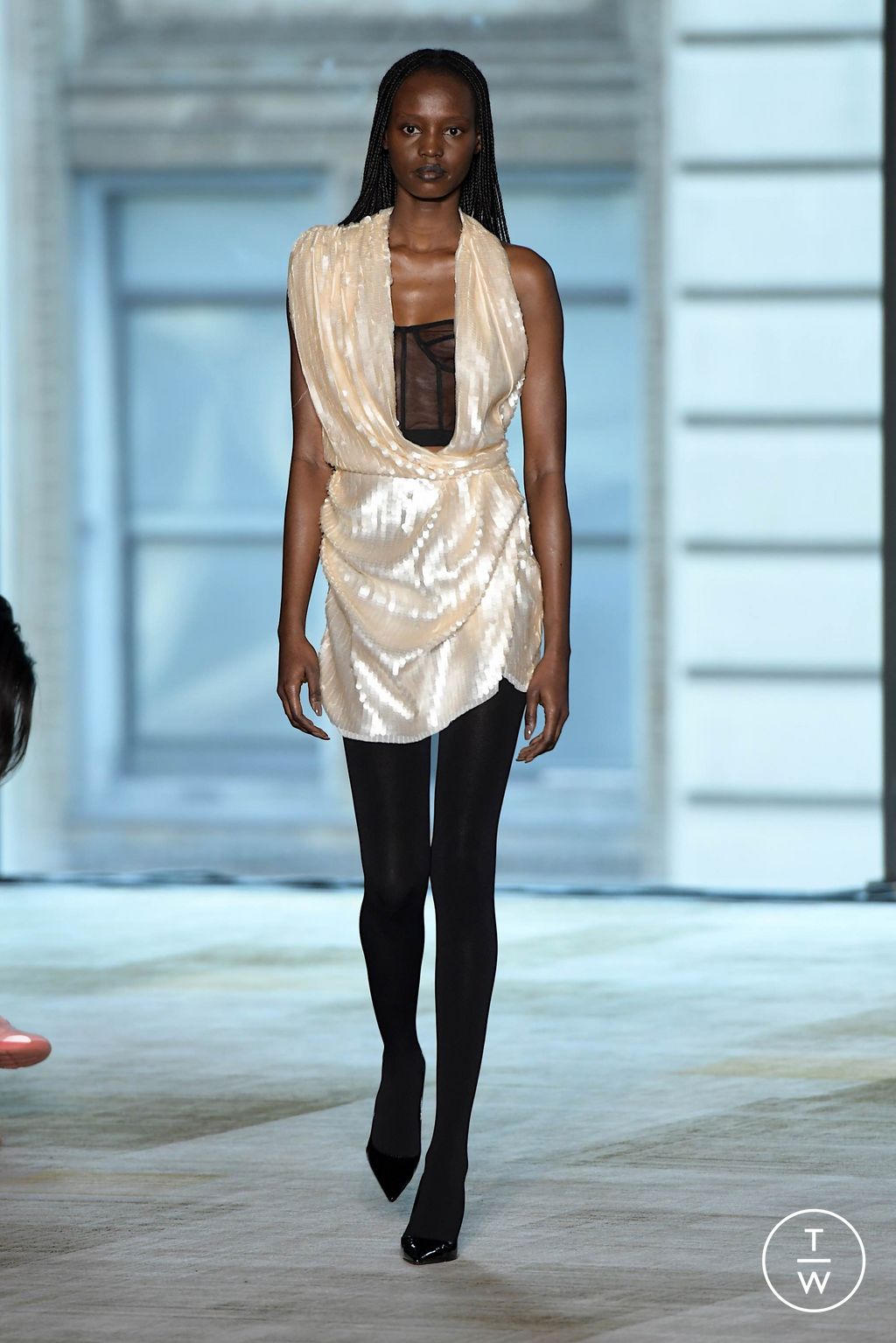 Fashion Week New York Fall/Winter 2024 look 38 from the AKNVAS collection womenswear
