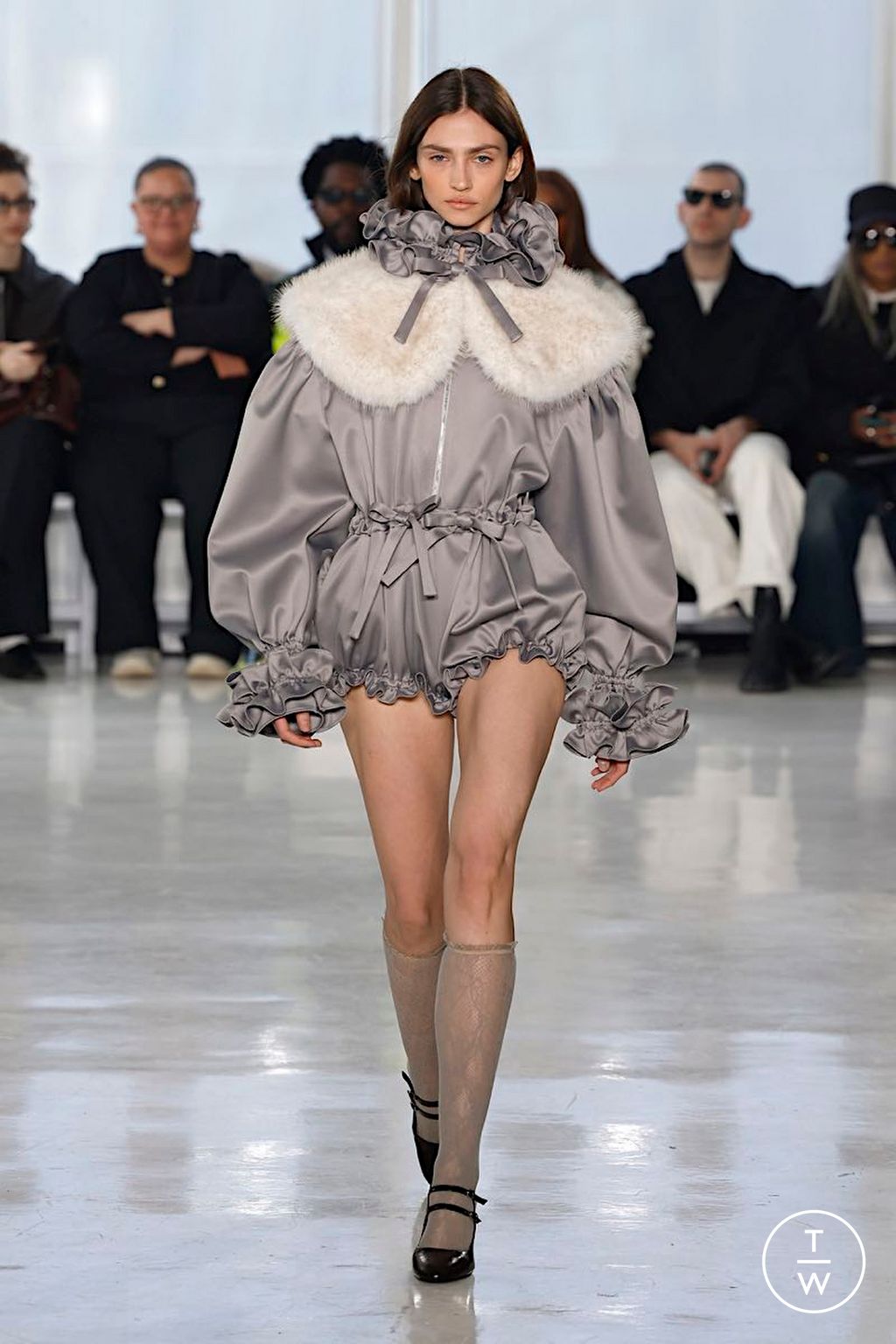 Fashion Week New York Fall/Winter 2025 look 1 from the AKNVAS collection womenswear