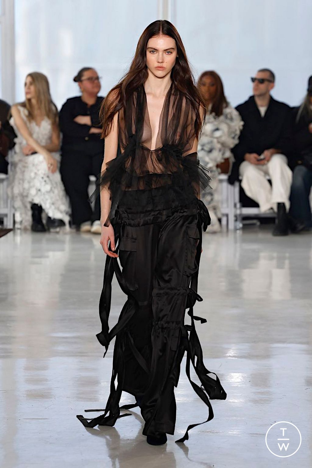 Fashion Week New York Fall/Winter 2025 look 24 de la collection AKNVAS womenswear