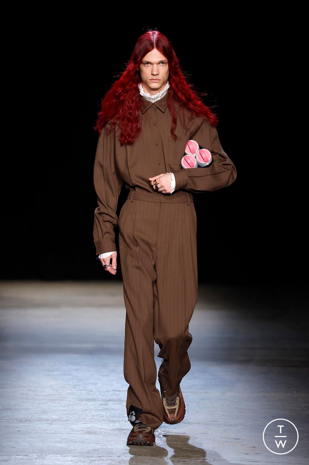 Fashion Week New York Fall/Winter 2026 look 13 from the AKNVAS collection womenswear