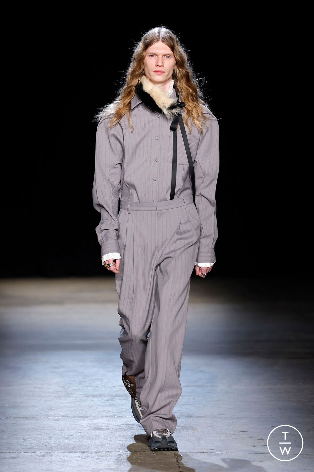Fashion Week New York Fall/Winter 2026 look 30 from the AKNVAS collection womenswear