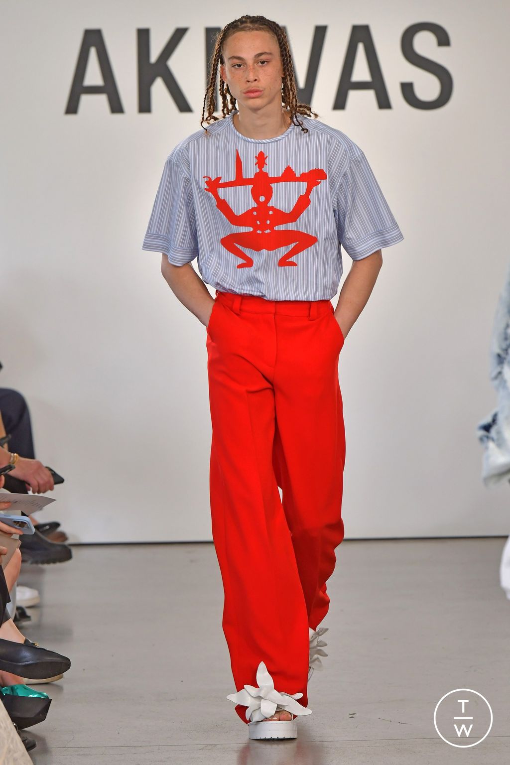 Fashion Week New York Spring/Summer 2024 look 19 from the AKNVAS collection 女装