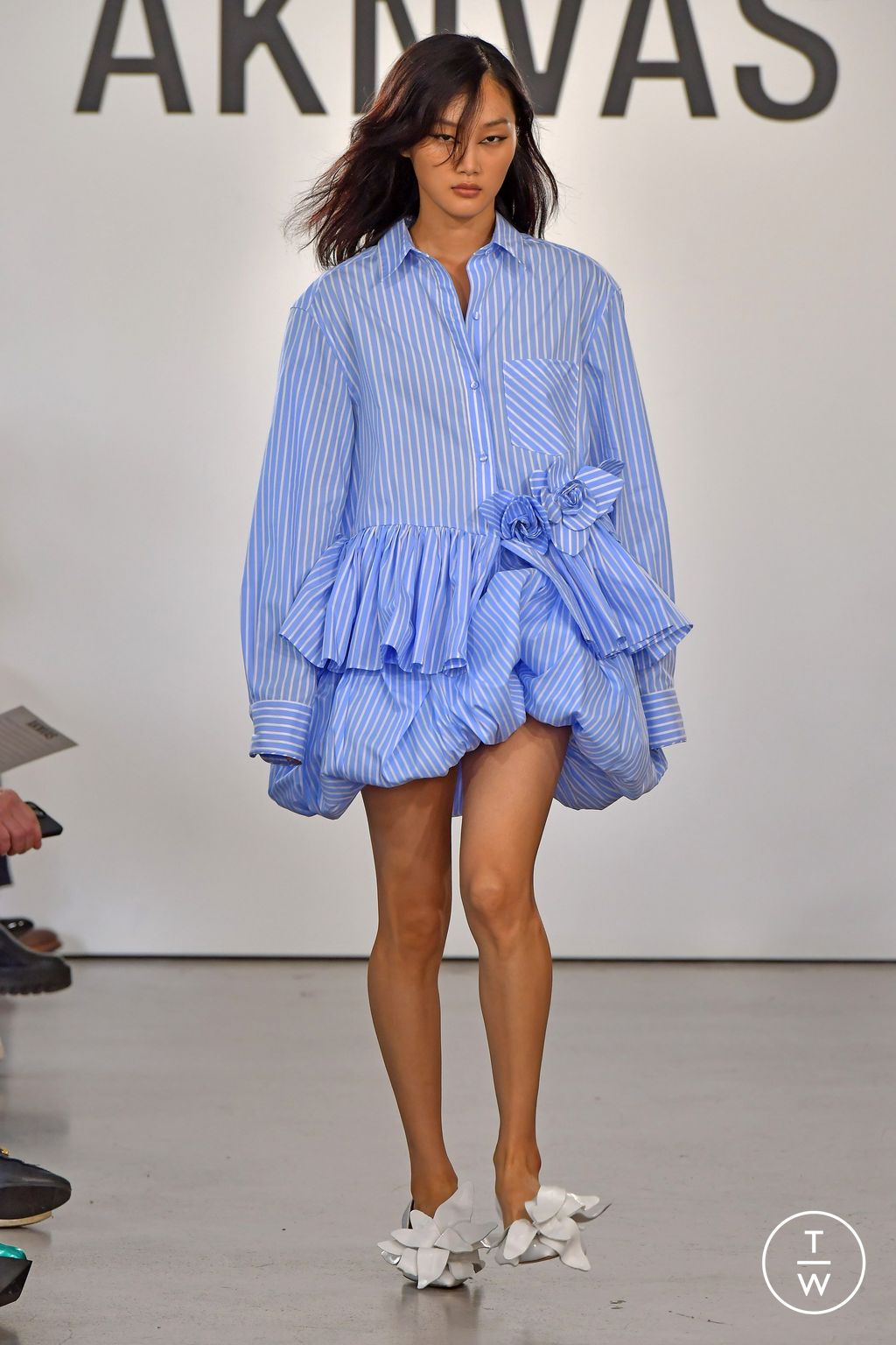 Fashion Week New York Spring/Summer 2024 look 20 from the AKNVAS collection womenswear
