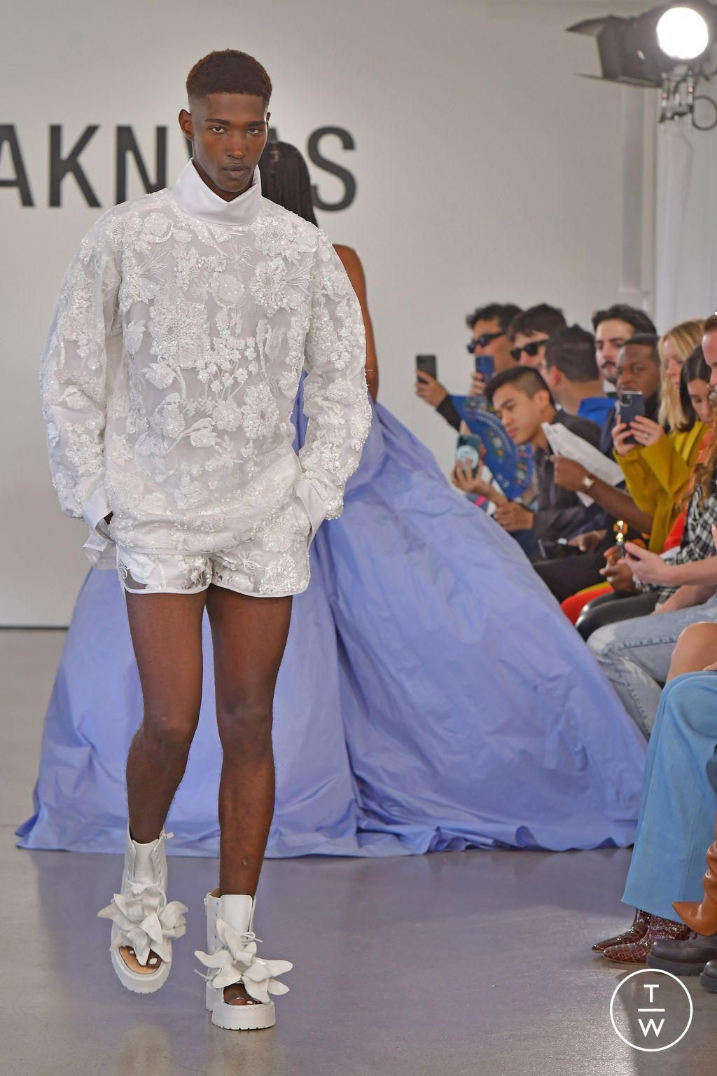 Fashion Week New York Spring/Summer 2024 look 30 from the AKNVAS collection womenswear