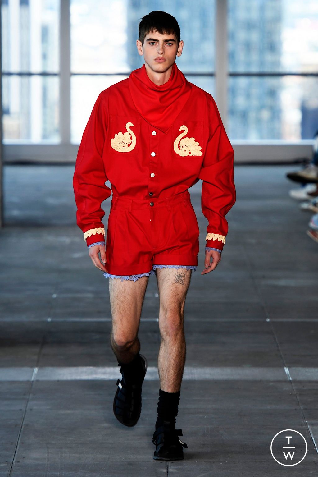 Fashion Week New York Spring/Summer 2025 look 22 de la collection AKNVAS womenswear