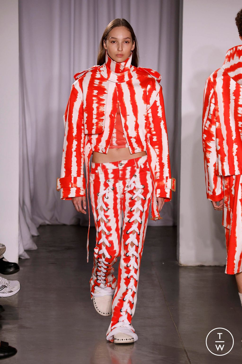 Fashion Week New York Spring/Summer 2026 look 7 from the AKNVAS collection womenswear