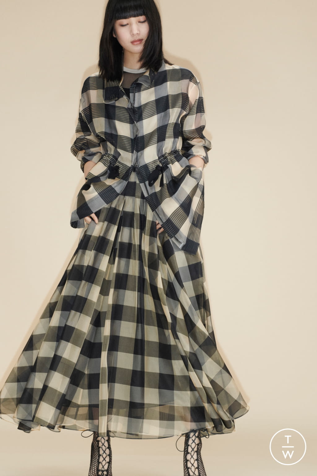 Fashion Week Paris Pre-Fall 2020 look 1 from the Akris collection womenswear