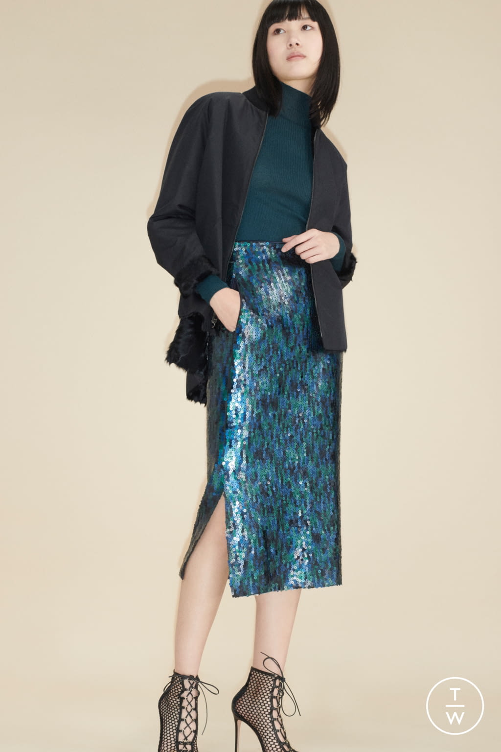 Fashion Week Paris Pre-Fall 2020 look 12 from the Akris collection womenswear