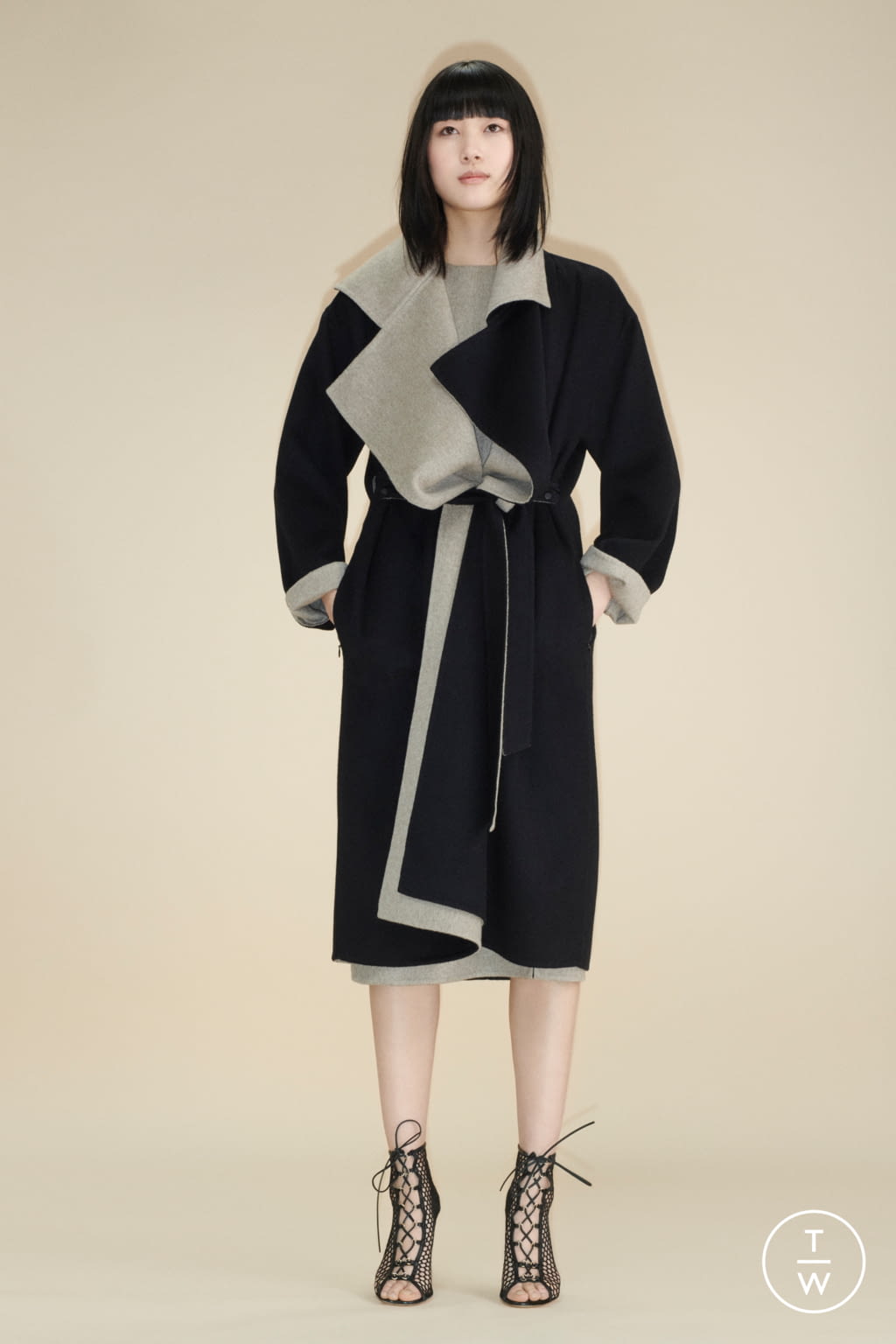 Fashion Week Paris Pre-Fall 2020 look 2 from the Akris collection 女装
