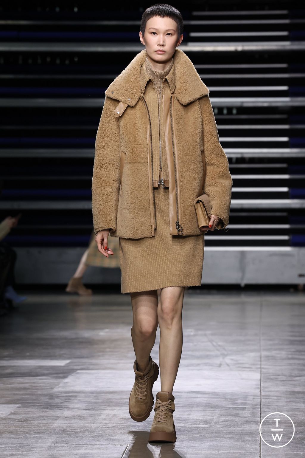 Fashion Week Paris Fall/Winter 2023 look 3 from the Akris collection womenswear
