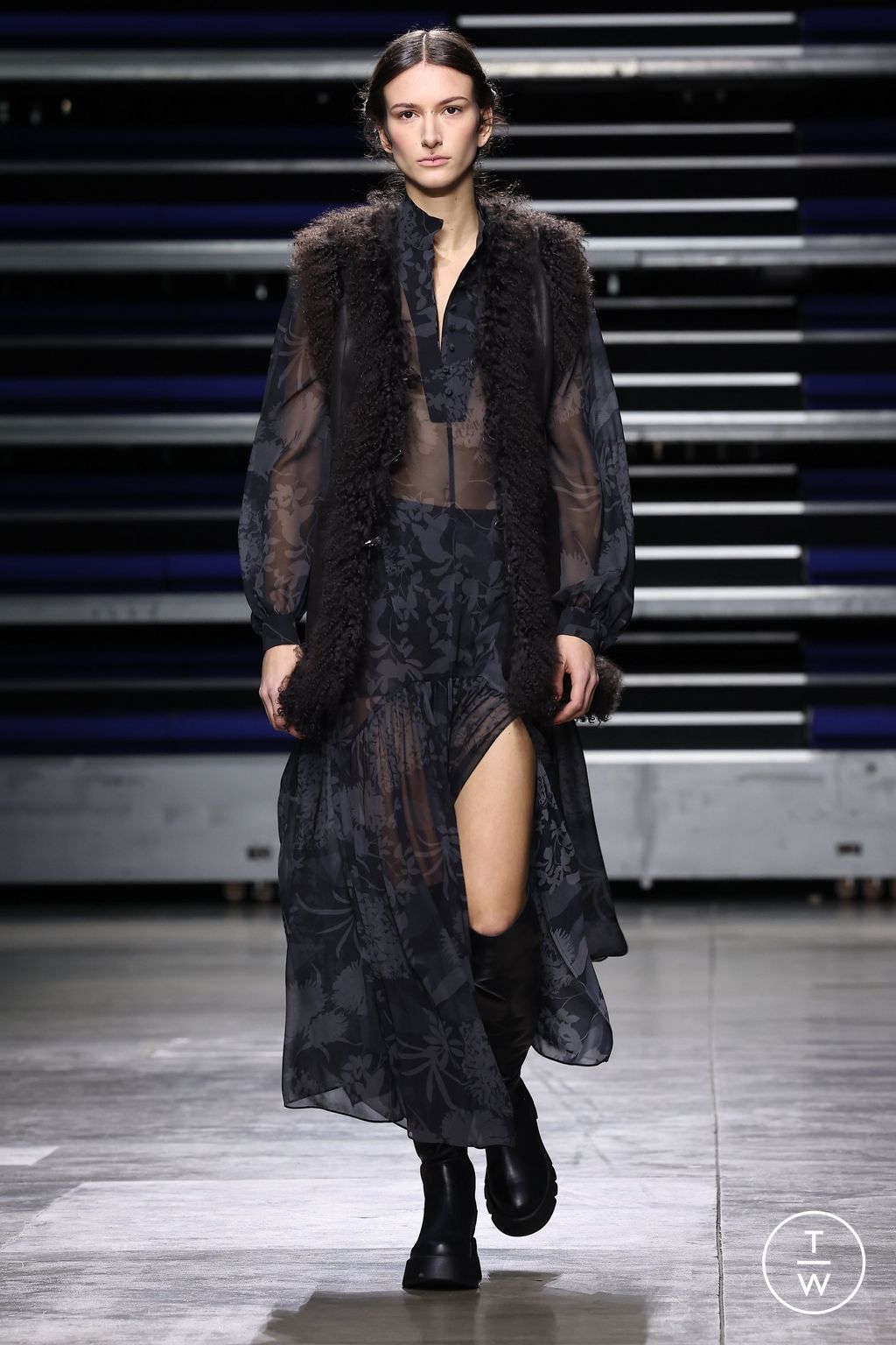 Fashion Week Paris Fall/Winter 2023 look 53 from the Akris collection womenswear