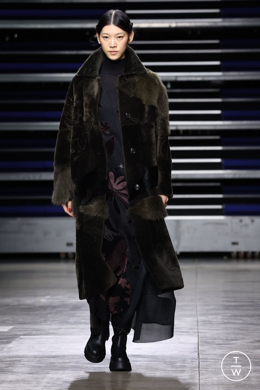 Fashion Week Paris Fall/Winter 2023 look 57 from the Akris collection womenswear
