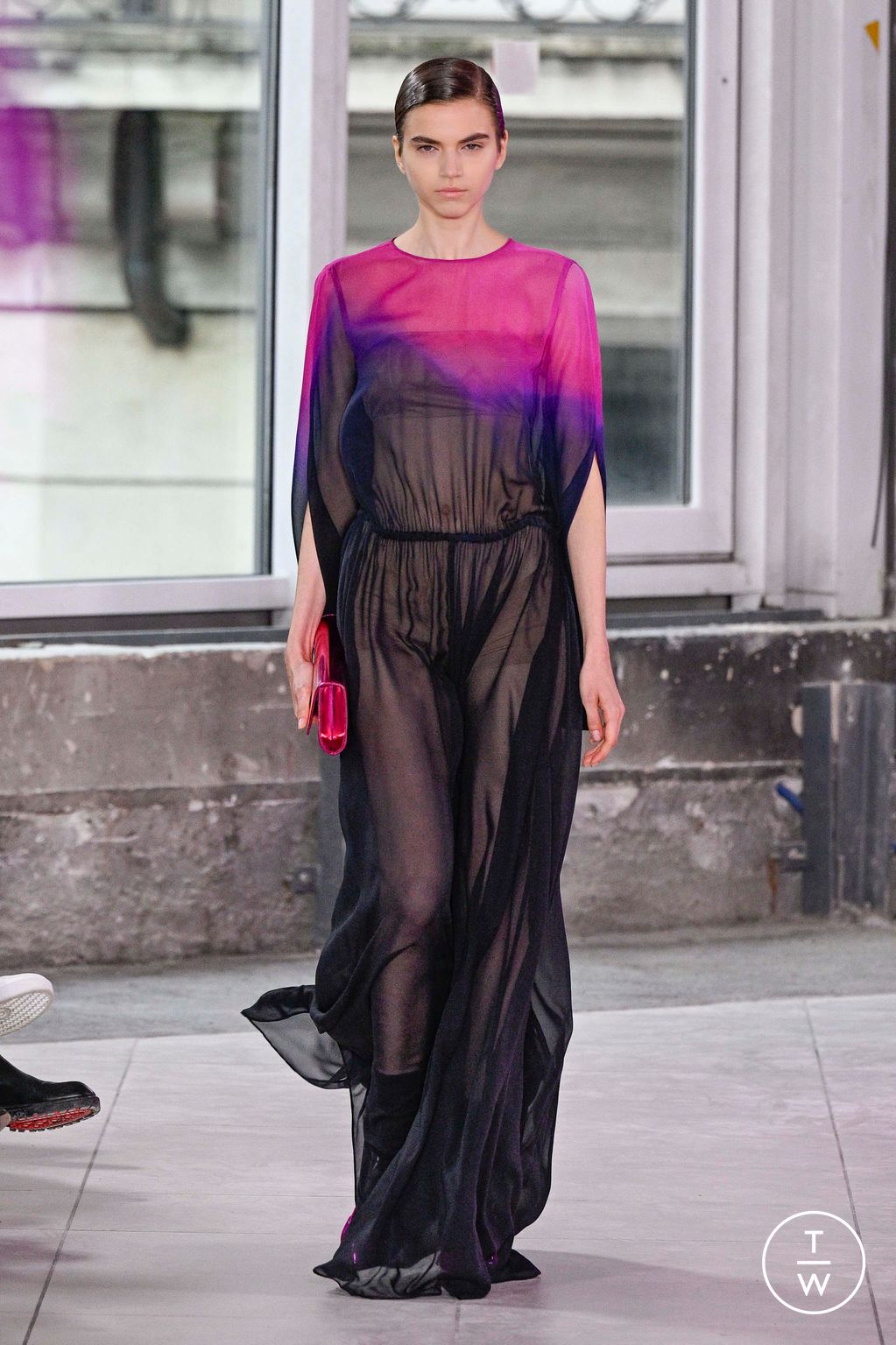 Fashion Week Paris Fall/Winter 2024 look 47 de la collection Akris womenswear