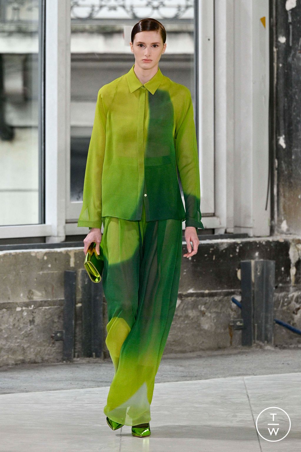 Fashion Week Paris Fall/Winter 2024 look 48 from the Akris collection womenswear